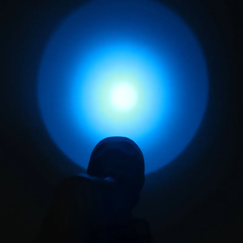blue light flashlight