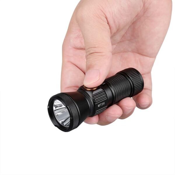 flash light trustfire mt20 1050lm small edc USB C rechargeable work lamp with magnet and clip