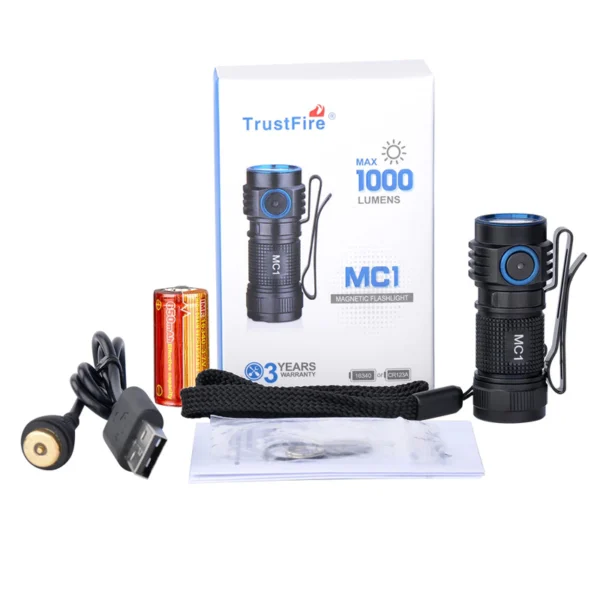 best mini flashlights TrustFire MC1 1000lm Pocket Torch