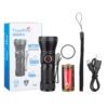 flash light trustfire mt20 1050lm small edc USB C rechargeable work lamp with magnet and clip