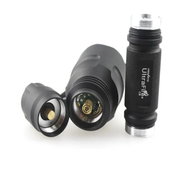 8 torch lights Ultra fire C8 CREE XP-L HI V3 1600lm 10x7135 Driver