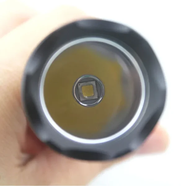 IMG_5863 rechargeable flashlight Ultra Fire 502B CREE XM-L2 3500K Warm White