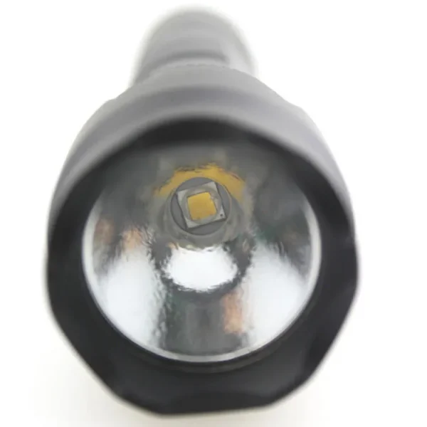 IMG_5869 rechargeable flashlight Ultra Fire 502B CREE XM-L2 3500K Warm White