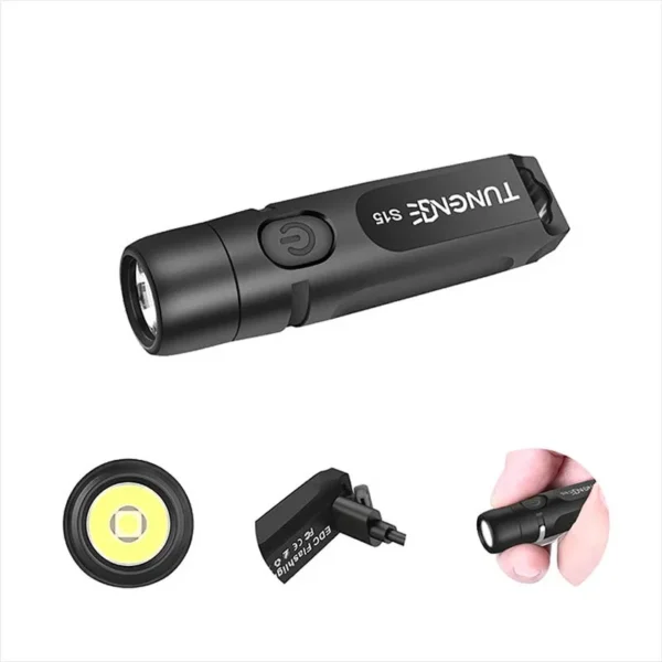 mini flashlight keychain TUNENG S15 10W SST20 650 Lumens