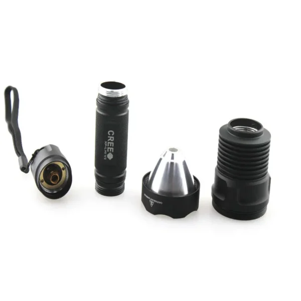 13 rechargeable led flashlight Manta Ray C12-UE CREE XP-L Hi V3 2000lm 12x7135