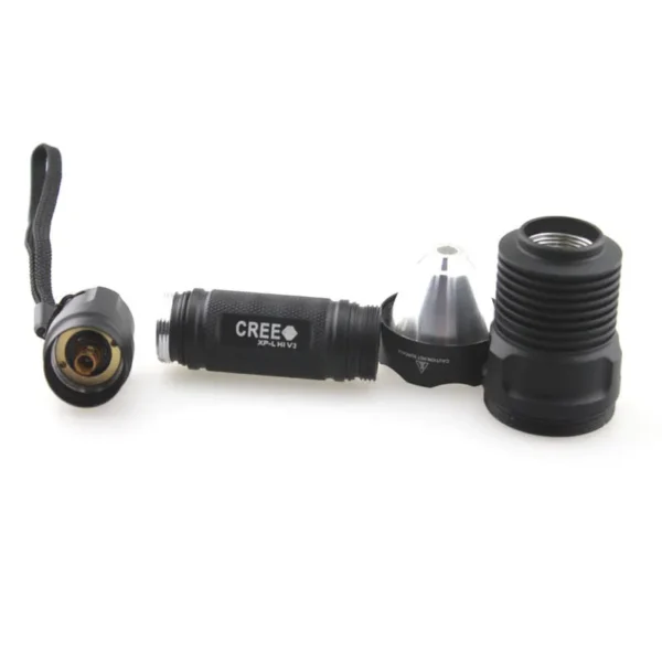 14 rechargeable led flashlight Manta Ray C12-UE CREE XP-L Hi V3 2000lm 12x7135