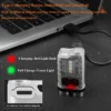 15 handheld flashlight 2xXPG2 900 Lumens Mini LED Keychain Type-C Charging