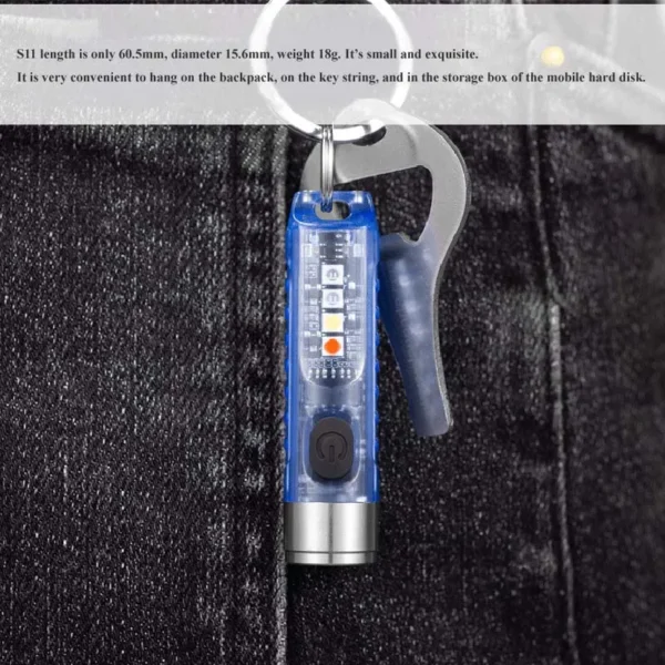 keychain torch S11 Multifunction Mini USB Charging