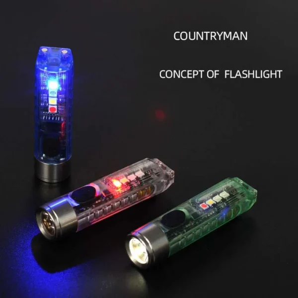 keychain torch S11 Multifunction Mini USB Charging