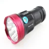 2 rechargeable flashlight Manta Ray S10 10xCREE XML 10000lm