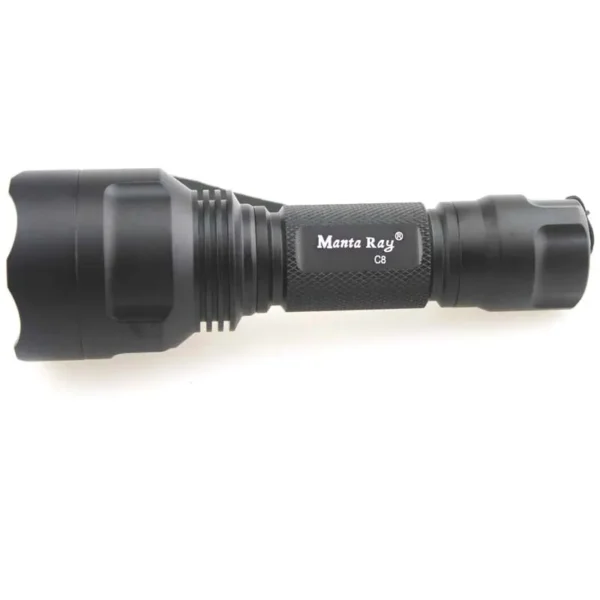 most powerful flashlight Manta Ray C8 LUMINUS SST-40-W 1650lm