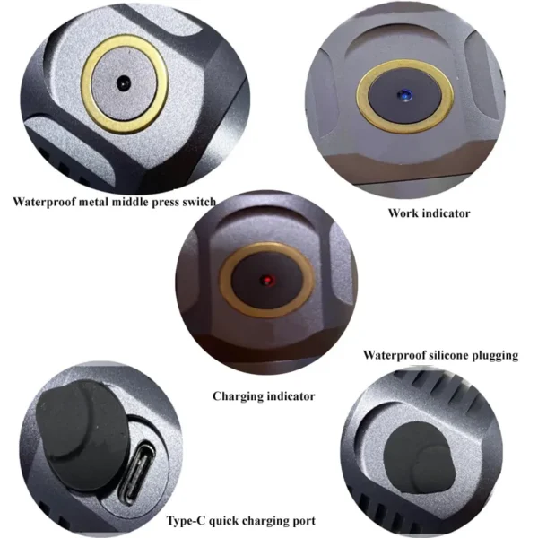 21 powerful flash light X6 12W XPL 1095 Lumens Middle Switch Type-C