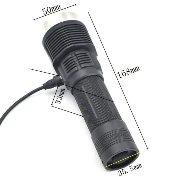 torch lights Manta Ray XD47 CREE XHP70.2 32W 4200 Lumens USB