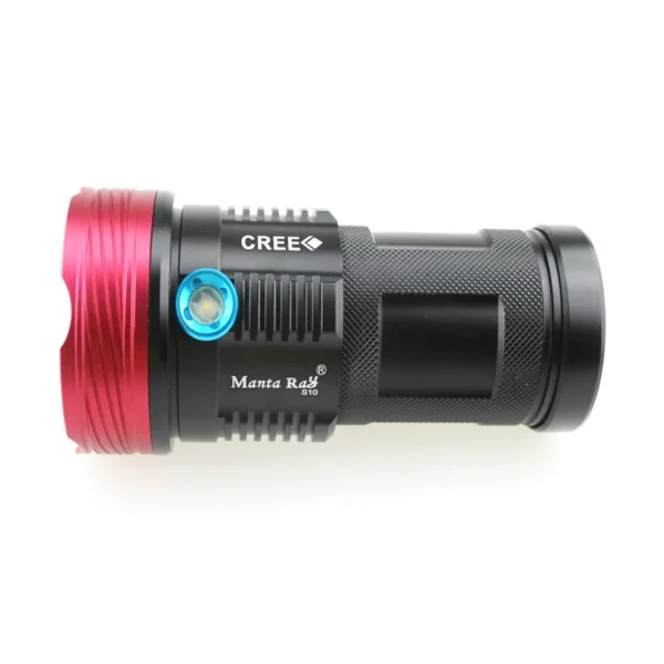 3 rechargeable flashlight Manta Ray S10 10xCREE XML 10000lm