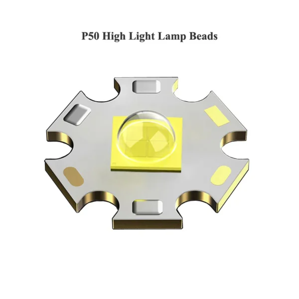 1000 lumen torch P50 Battery Indicator Type C USB Charging