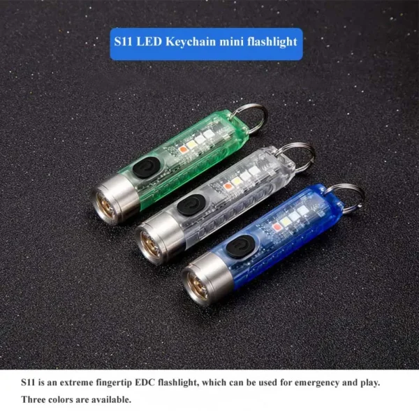 keychain torch S11 Multifunction Mini USB Charging