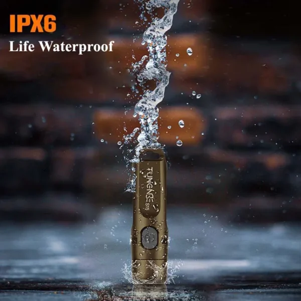 mini flashlight keychain TUNENG S15 10W SST20 650 Lumens