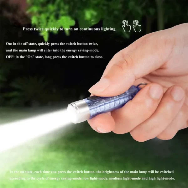 keychain torch S11 Multifunction Mini USB Charging