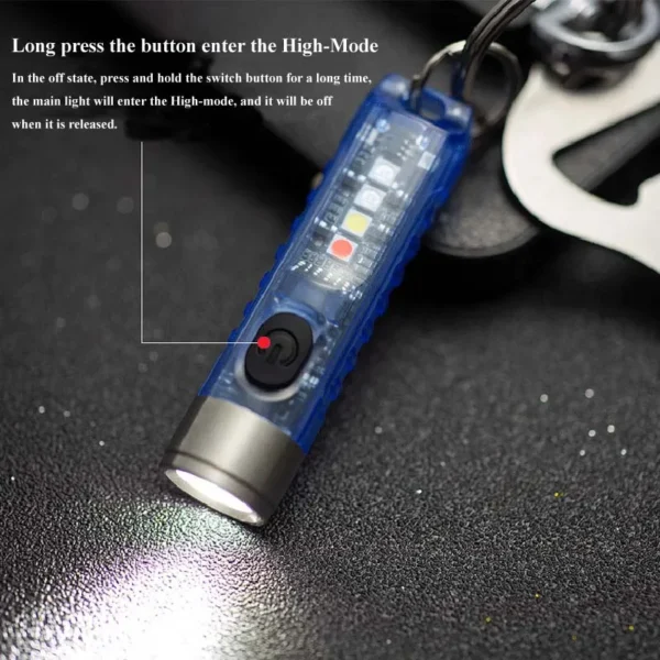 keychain torch S11 Multifunction Mini USB Charging