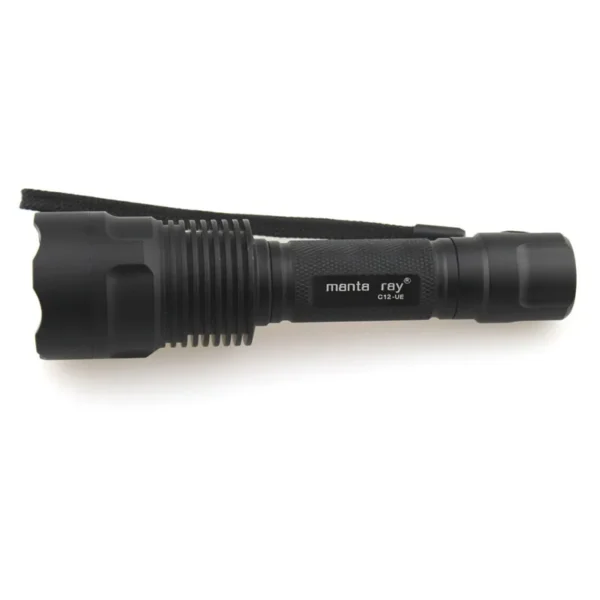 IMG_4978 high powered flashlight Manta Ray C12-UE LUMINUS SST-40-W 1650lm 12x7135