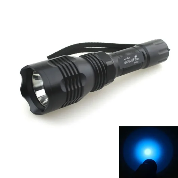 blue light flashlight