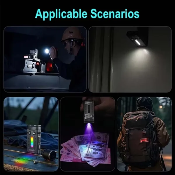 flash light light Boruit EV20 365nm UV Green Point Light