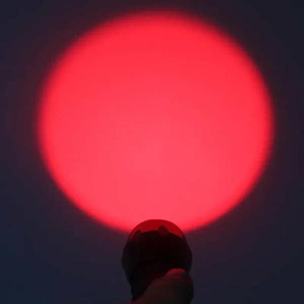 red flash light Ultra Fire A100 CREE Q5 Red Light Zooming