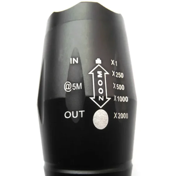 red flash light Ultra Fire A100 CREE Q5 Red Light Zooming