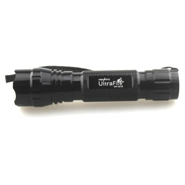 IMG_5994 flash light light Ultra fire WF501B CREE XM-L2 450nm 455nm Royal Blue Light