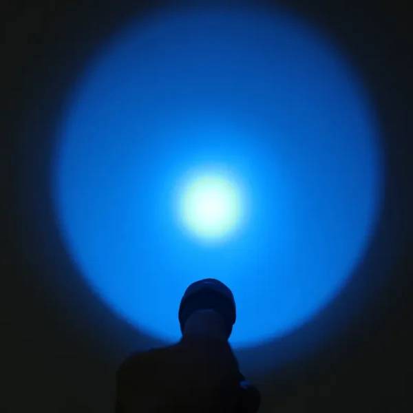 world bright flashlight Ultra Fire WF-502B 3W CREE XR-E Q5 Blue Light 465nm-485nm