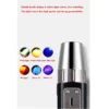 7 365nm uv flashlight 6 Colors White Warm White Blue Red Light 365nm UV 395nm UV Light USB Rechargeable