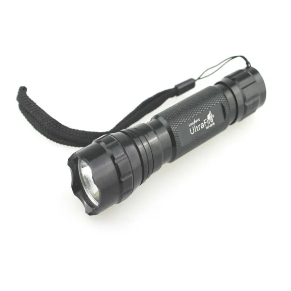 IMG_2964 colored flashlight Ultra Fire WF-501B CREE XP-E2 585nm Amber Light