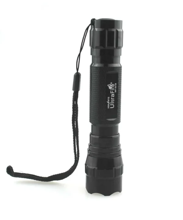 IMG_2968 colored flashlight Ultra Fire WF-501B CREE XP-E2 585nm Amber Light
