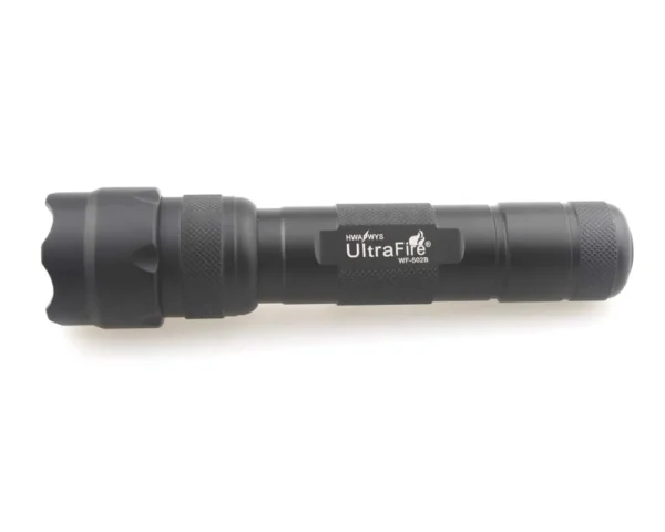 IMG_5258 uv blacklight flashlight Ultra Fire 502B 395nm UV Flashlight
