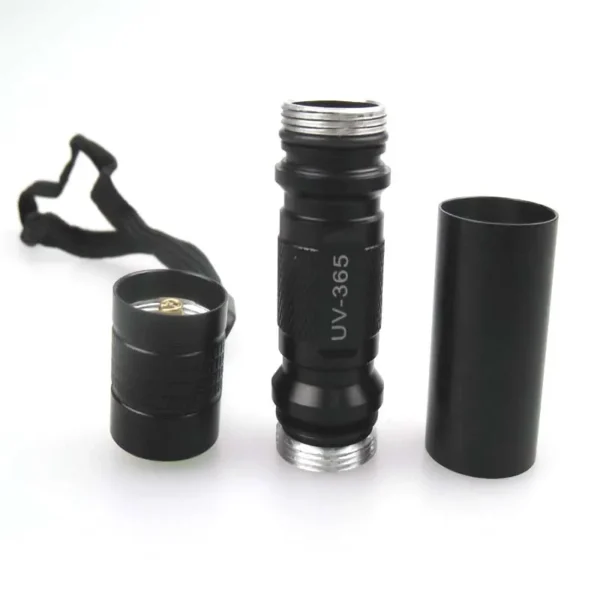 365nm uv flashlight C3 2 Cores 365nm UV Light LED Flashlight