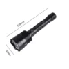 uv light Manta Ray 3 LED 45W 365nm UV Black Light Flashlight with ZWB2 Filter Identify Coins Fluorescence Welding Amber