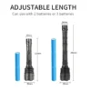 uv light Manta Ray 3 LED 45W 365nm UV Black Light Flashlight with ZWB2 Filter Identify Coins Fluorescence Welding Amber