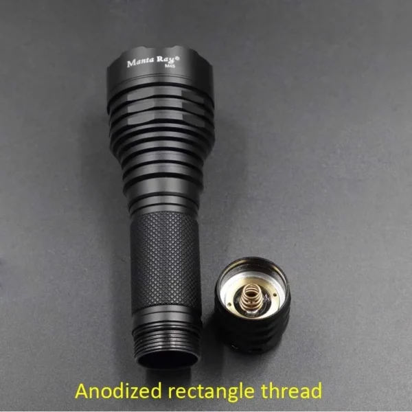 365nm black light Manta Ray M45 12W 365nm UV Flashlight ZWB2 Black Light Glass Filter