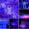 uv light Manta Ray 3 LED 45W 365nm UV Black Light Flashlight with ZWB2 Filter Identify Coins Fluorescence Welding Amber