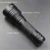 365nm black light Manta Ray M45 12W 365nm UV Flashlight ZWB2 Black Light Glass Filter