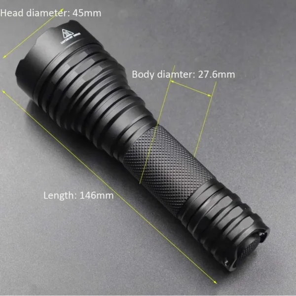 365nm black light Manta Ray M45 12W 365nm UV Flashlight ZWB2 Black Light Glass Filter