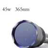 uv light Manta Ray 3 LED 45W 365nm UV Black Light Flashlight with ZWB2 Filter Identify Coins Fluorescence Welding Amber