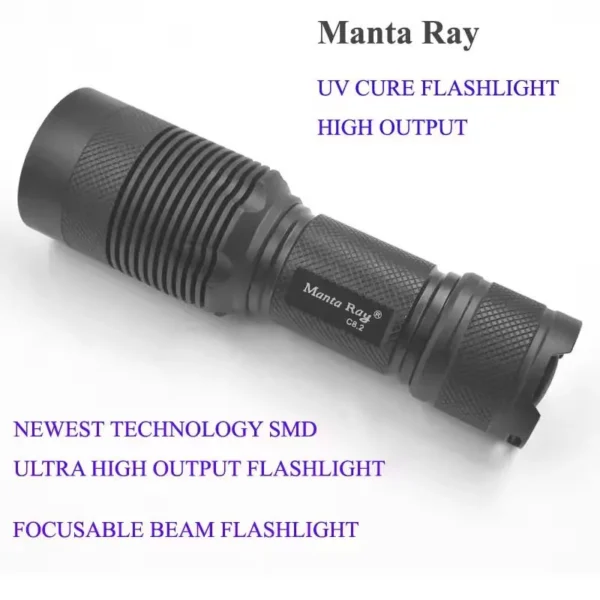 uv lamp Manta Ray C8.2 5W 365nm UV Flashlight with S eoul Viosys Z5 High Power Series CUN66A1G LED Chip with zwb2 Filter Installed