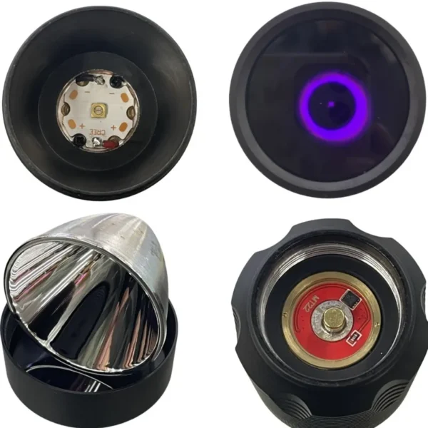 7 uv uvc light Manta Ray C8.2 5W 255 295 310nm UVC Flashlight Identify Mineral Stone Light