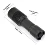 uv lamp Manta Ray C8.2 5W 365nm UV Flashlight with S eoul Viosys Z5 High Power Series CUN66A1G LED Chip with zwb2 Filter Installed