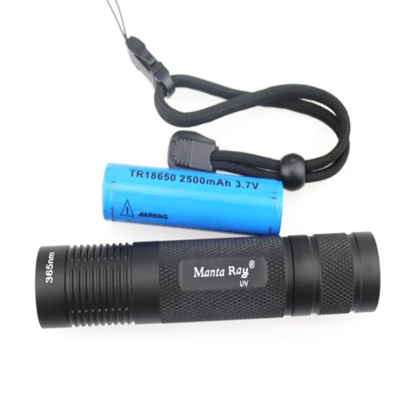 365nm uv flashlight Manta Ray 365nm UV LED Flashlight