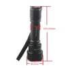 11 850nm UniqueFire UF-T20 850nm Infrared Red Zooming IR Flashlight